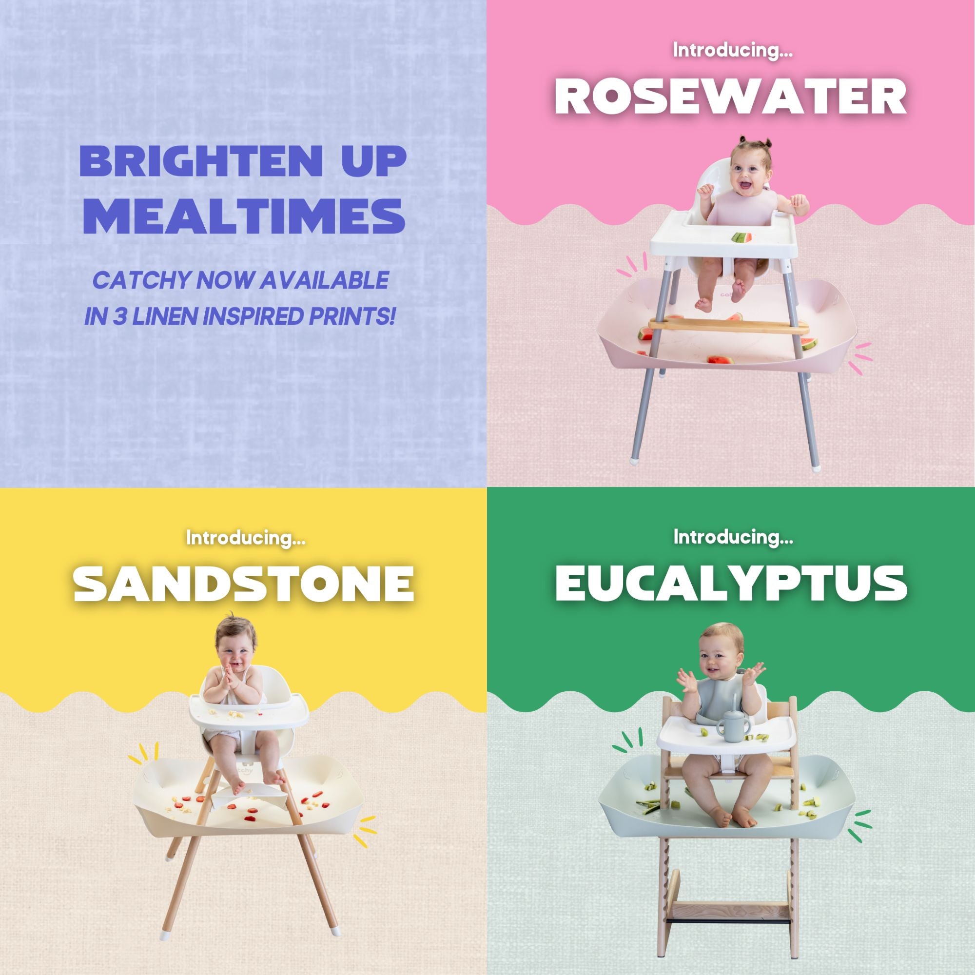 Das Catchy Essentials Set (Kompatibel mit dem Stokke Tripp Trapp Hochstuhl)